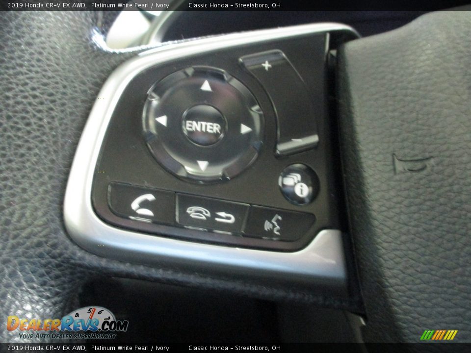2019 Honda CR-V EX AWD Platinum White Pearl / Ivory Photo #31