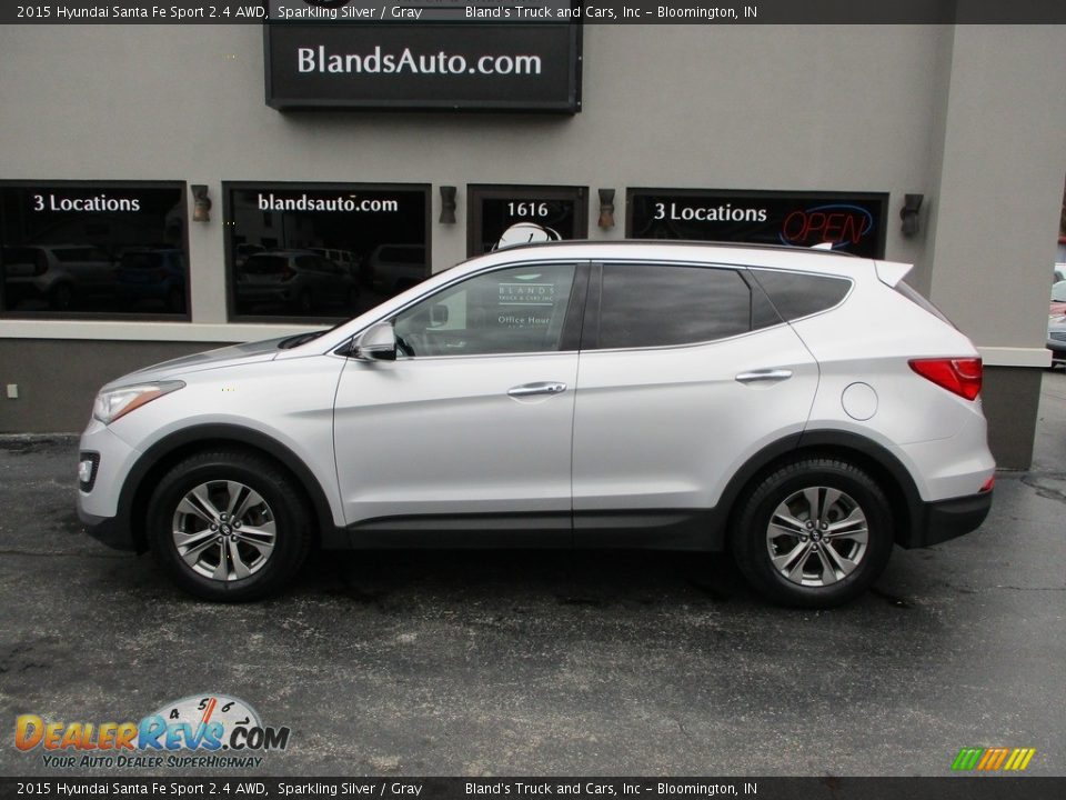 2015 Hyundai Santa Fe Sport 2.4 AWD Sparkling Silver / Gray Photo #1