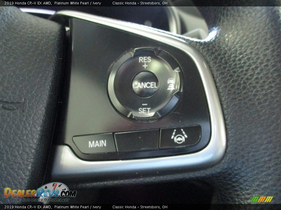 2019 Honda CR-V EX AWD Platinum White Pearl / Ivory Photo #32