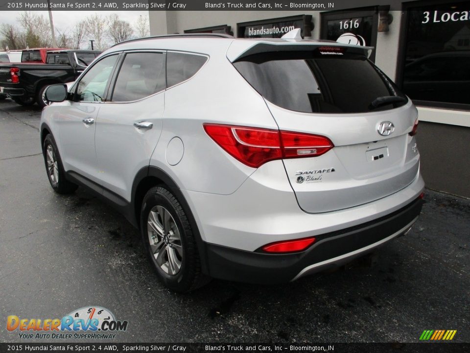 2015 Hyundai Santa Fe Sport 2.4 AWD Sparkling Silver / Gray Photo #3