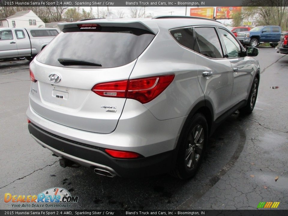 2015 Hyundai Santa Fe Sport 2.4 AWD Sparkling Silver / Gray Photo #4