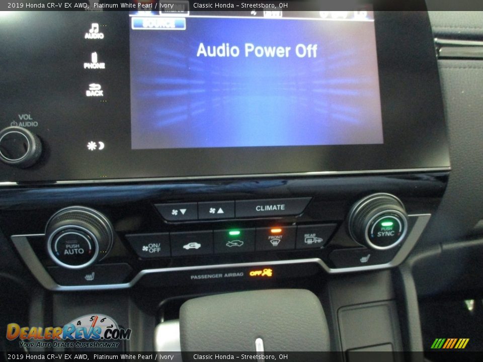 2019 Honda CR-V EX AWD Platinum White Pearl / Ivory Photo #35