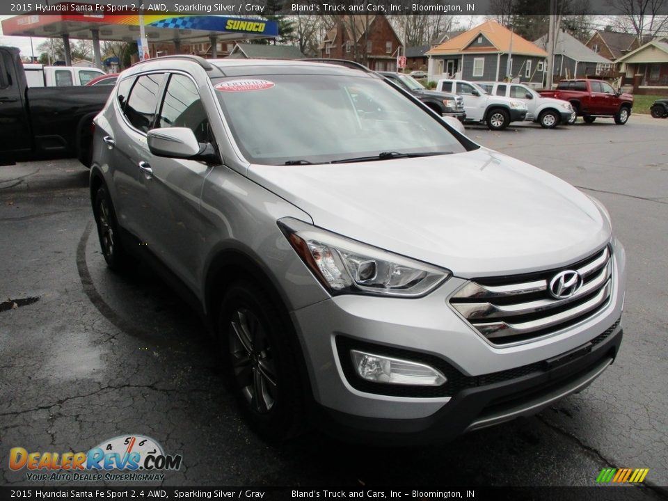 2015 Hyundai Santa Fe Sport 2.4 AWD Sparkling Silver / Gray Photo #5