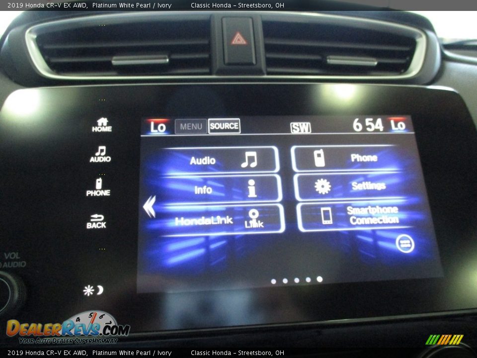 2019 Honda CR-V EX AWD Platinum White Pearl / Ivory Photo #36