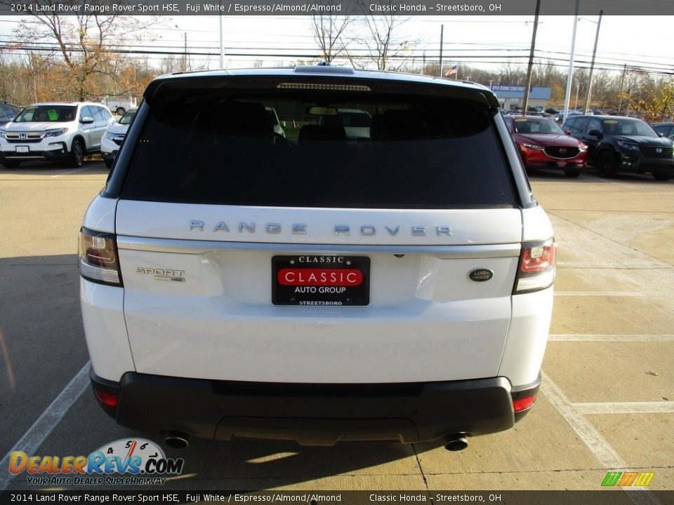 2014 Land Rover Range Rover Sport HSE Fuji White / Espresso/Almond/Almond Photo #8