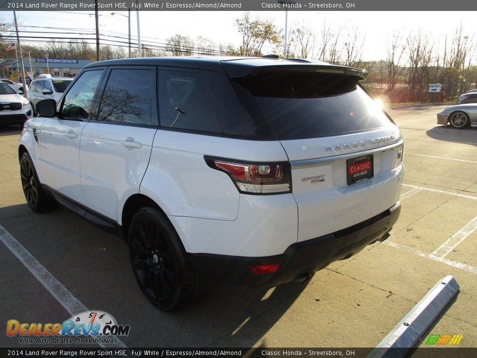 2014 Land Rover Range Rover Sport HSE Fuji White / Espresso/Almond/Almond Photo #9