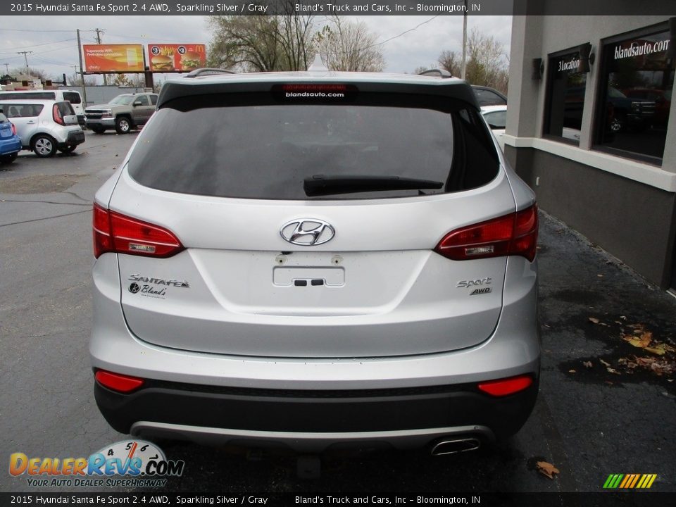 2015 Hyundai Santa Fe Sport 2.4 AWD Sparkling Silver / Gray Photo #29