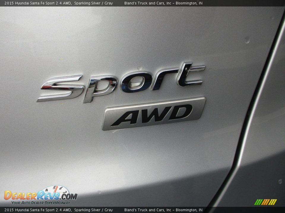 2015 Hyundai Santa Fe Sport 2.4 AWD Sparkling Silver / Gray Photo #30