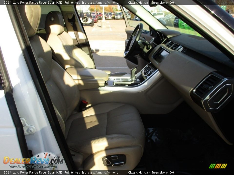 2014 Land Rover Range Rover Sport HSE Fuji White / Espresso/Almond/Almond Photo #17