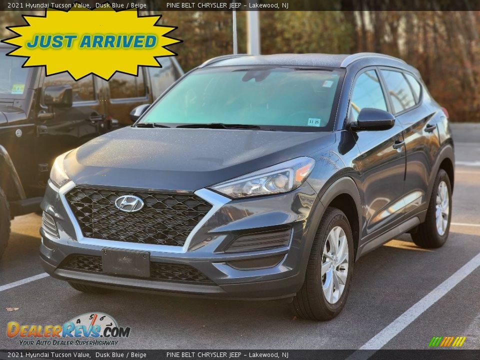 2021 Hyundai Tucson Value Dusk Blue / Beige Photo #1