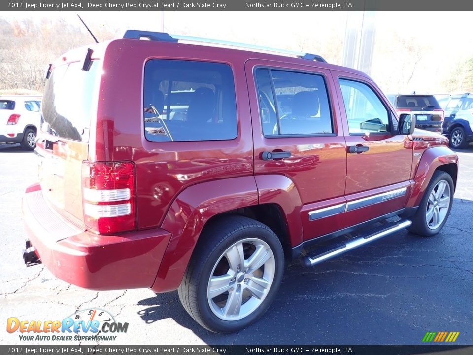 2012 Jeep Liberty Jet 4x4 Deep Cherry Red Crystal Pearl / Dark Slate Gray Photo #6