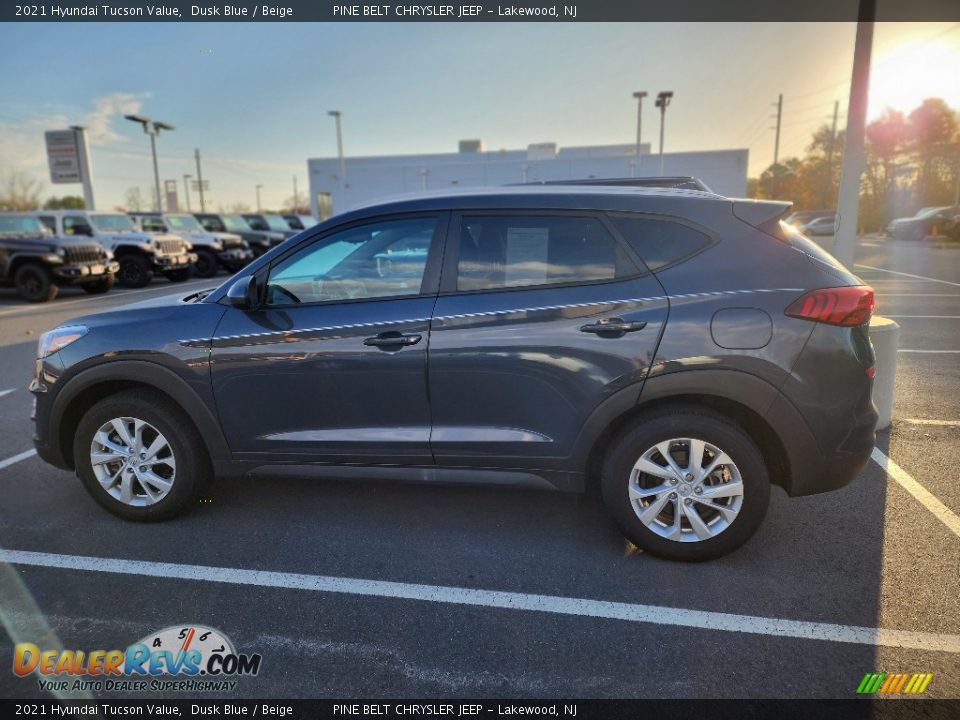 2021 Hyundai Tucson Value Dusk Blue / Beige Photo #9