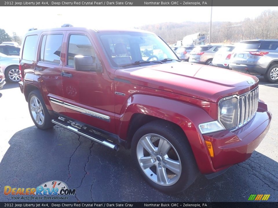 2012 Jeep Liberty Jet 4x4 Deep Cherry Red Crystal Pearl / Dark Slate Gray Photo #9