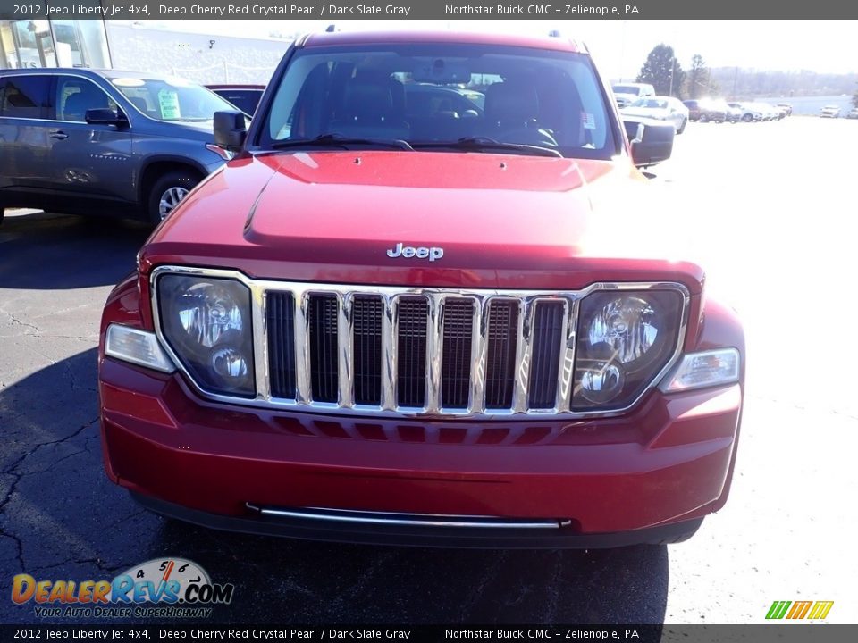 2012 Jeep Liberty Jet 4x4 Deep Cherry Red Crystal Pearl / Dark Slate Gray Photo #11