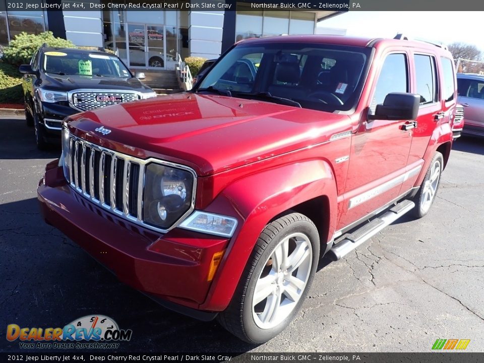 2012 Jeep Liberty Jet 4x4 Deep Cherry Red Crystal Pearl / Dark Slate Gray Photo #12