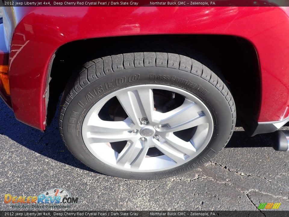 2012 Jeep Liberty Jet 4x4 Deep Cherry Red Crystal Pearl / Dark Slate Gray Photo #13