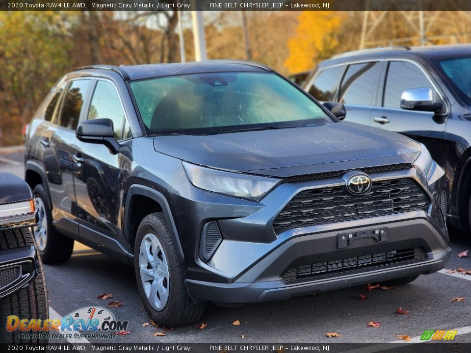 2020 Toyota RAV4 LE AWD Magnetic Gray Metallic / Light Gray Photo #4