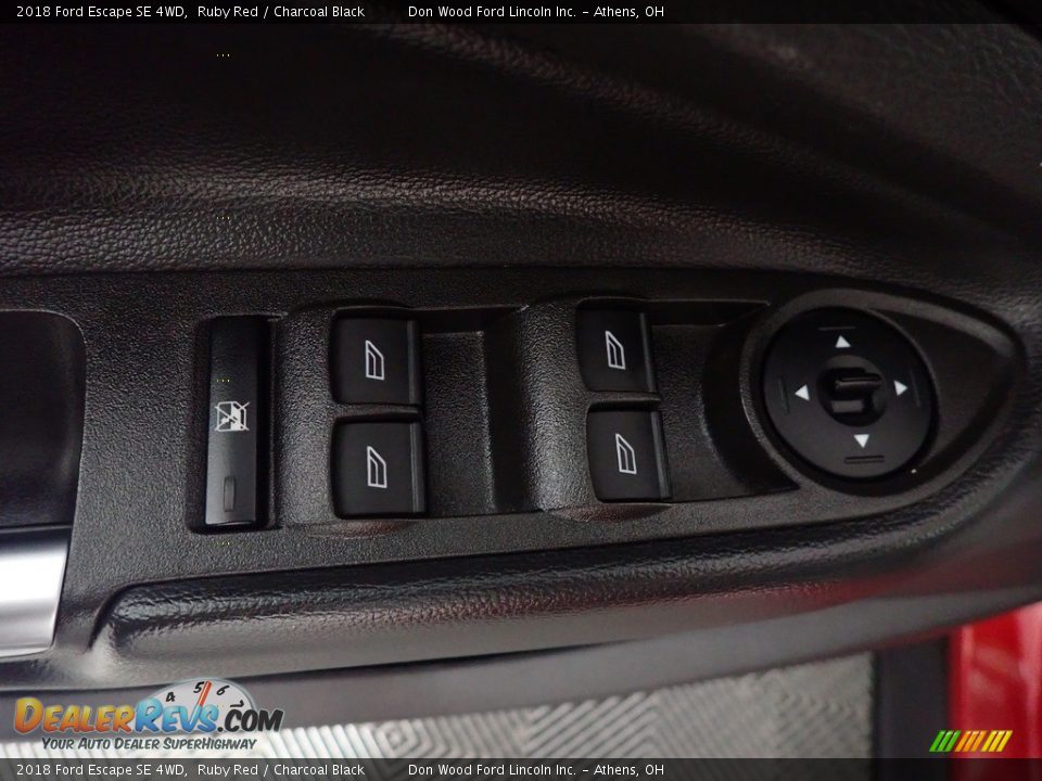 2018 Ford Escape SE 4WD Ruby Red / Charcoal Black Photo #20