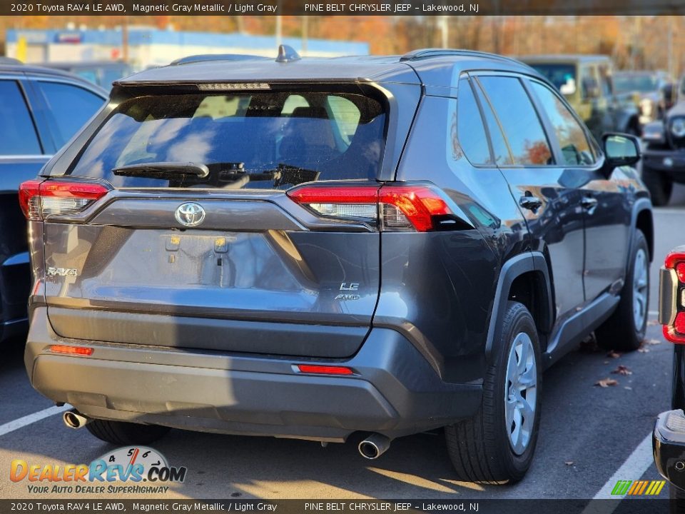 2020 Toyota RAV4 LE AWD Magnetic Gray Metallic / Light Gray Photo #8