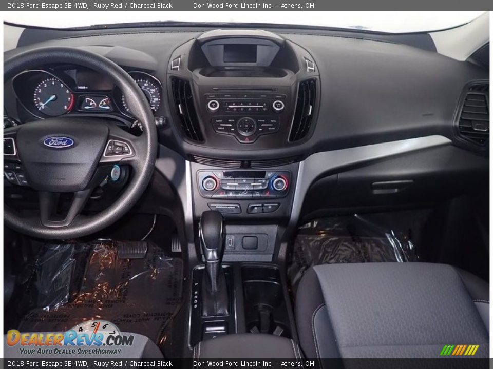 2018 Ford Escape SE 4WD Ruby Red / Charcoal Black Photo #24