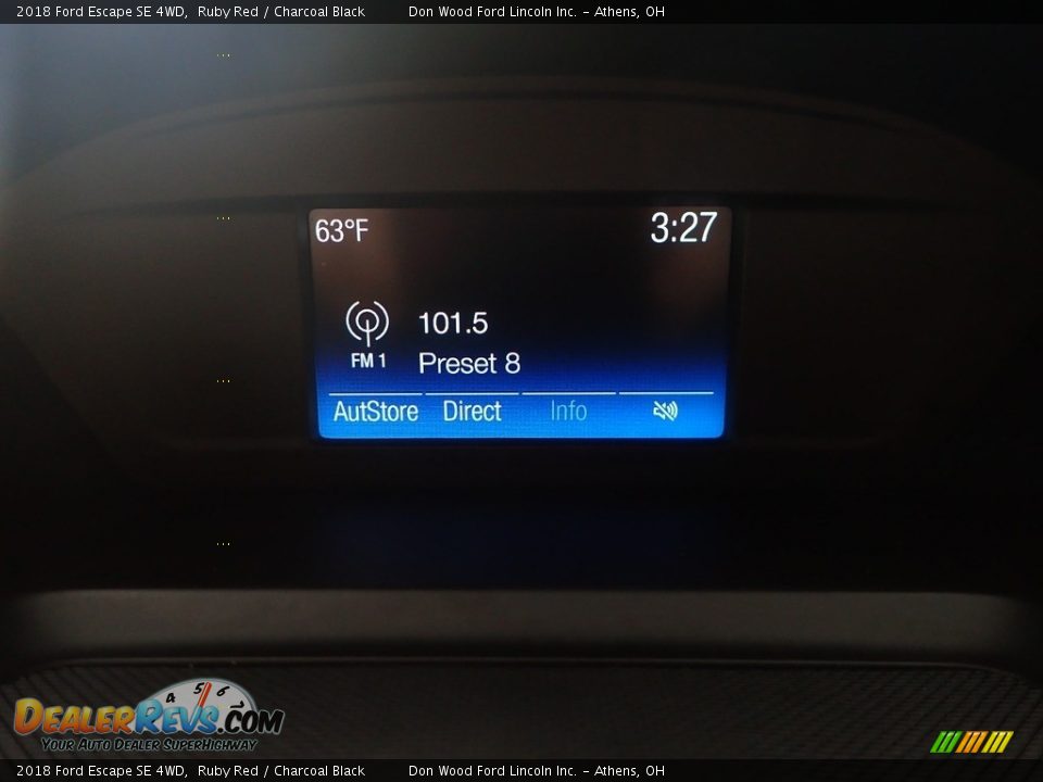 2018 Ford Escape SE 4WD Ruby Red / Charcoal Black Photo #25