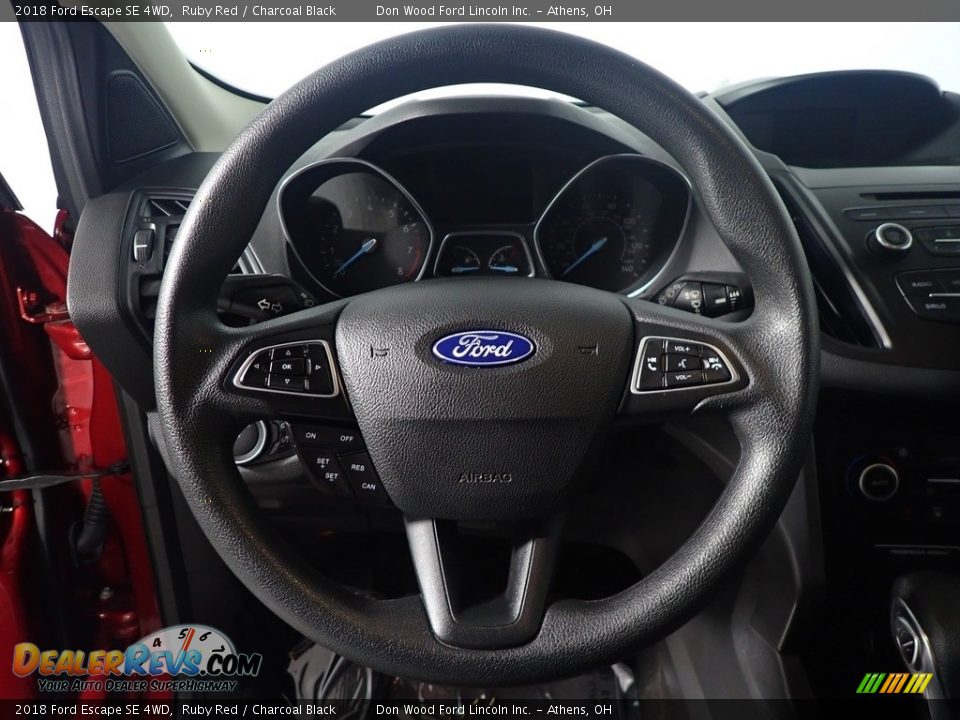 2018 Ford Escape SE 4WD Ruby Red / Charcoal Black Photo #26