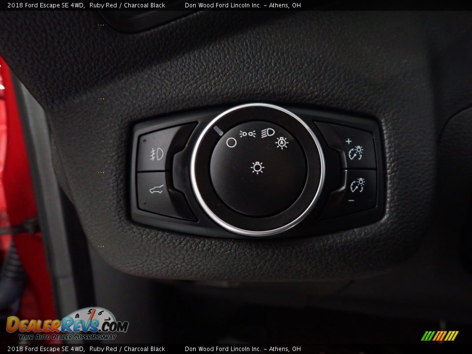 2018 Ford Escape SE 4WD Ruby Red / Charcoal Black Photo #30