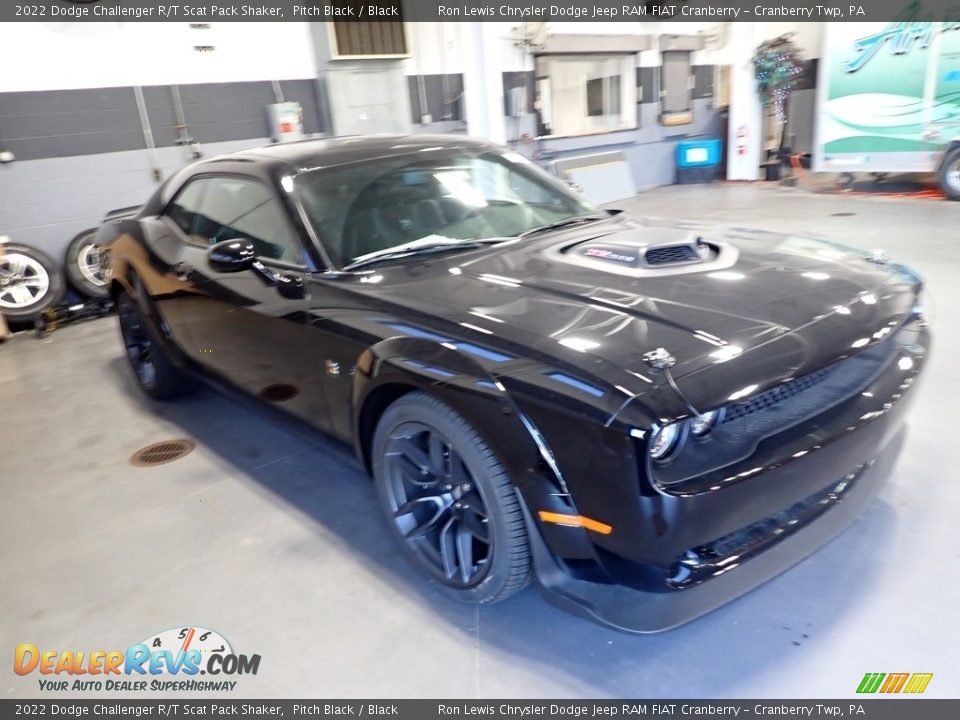 2022 Dodge Challenger R/T Scat Pack Shaker Pitch Black / Black Photo #3