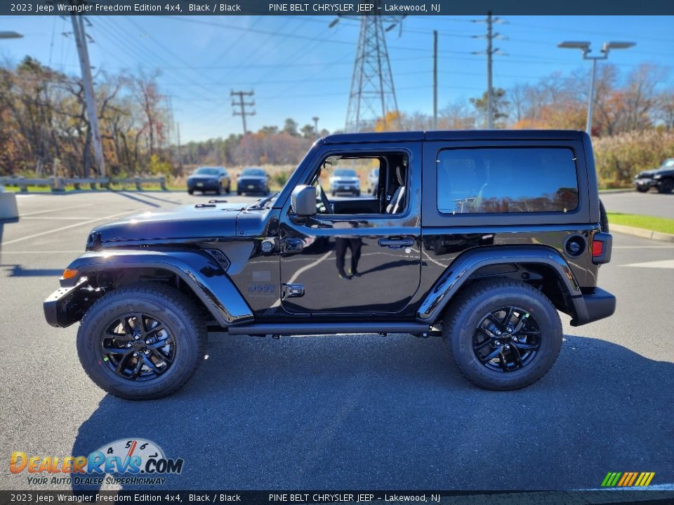 2023 Jeep Wrangler Freedom Edition 4x4 Black / Black Photo #3