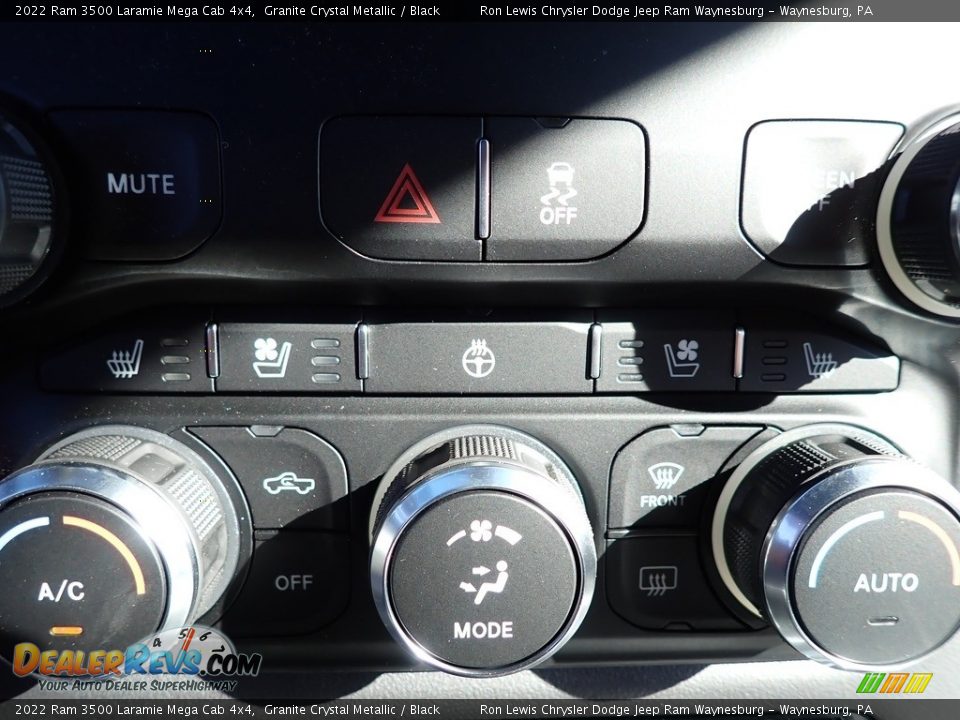 Controls of 2022 Ram 3500 Laramie Mega Cab 4x4 Photo #18