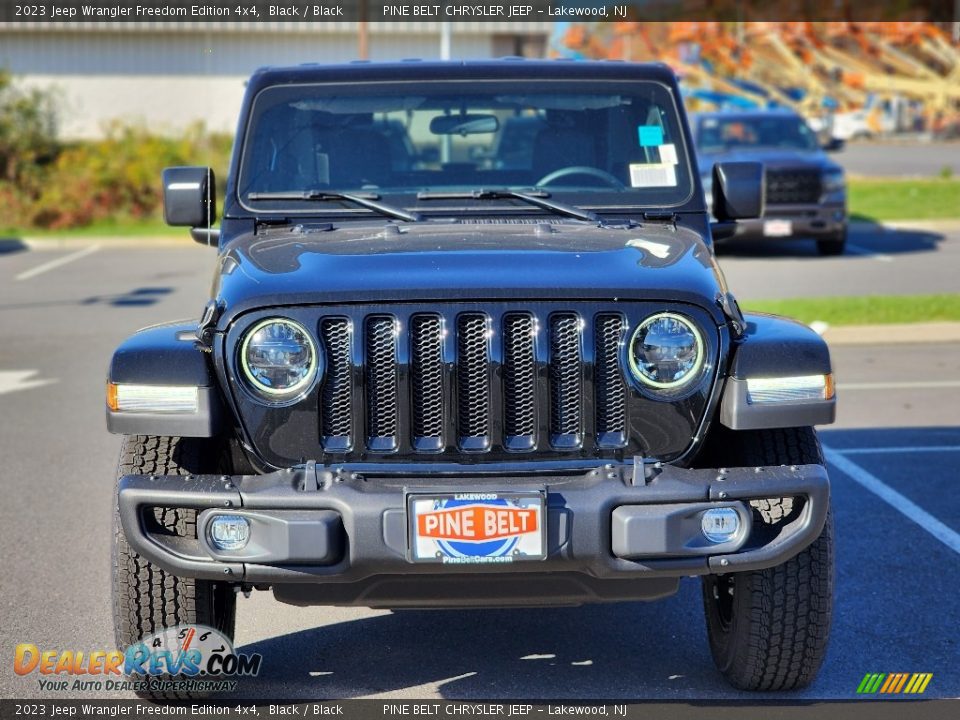 2023 Jeep Wrangler Freedom Edition 4x4 Black / Black Photo #2