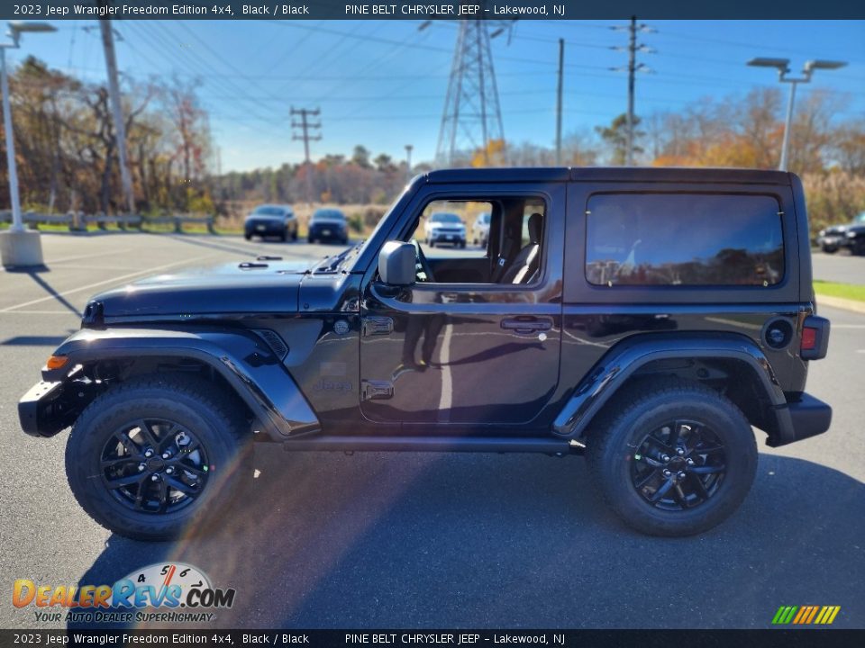 2023 Jeep Wrangler Freedom Edition 4x4 Black / Black Photo #3