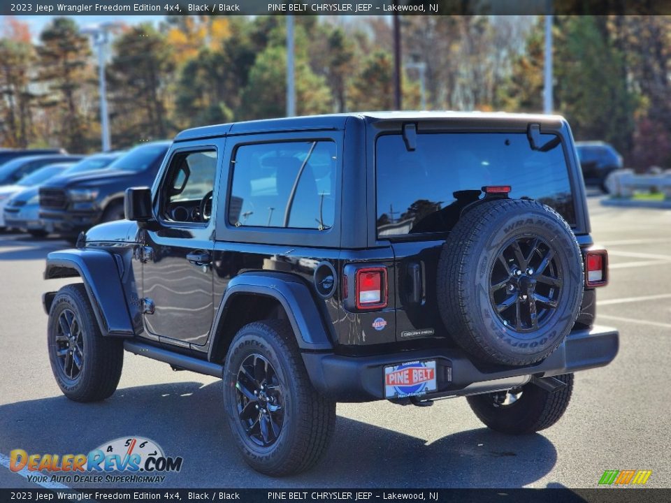 2023 Jeep Wrangler Freedom Edition 4x4 Black / Black Photo #4