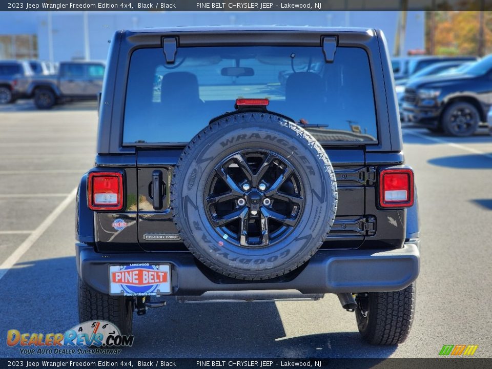 2023 Jeep Wrangler Freedom Edition 4x4 Black / Black Photo #5