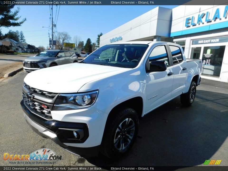 2022 Chevrolet Colorado Z71 Crew Cab 4x4 Summit White / Jet Black Photo #1