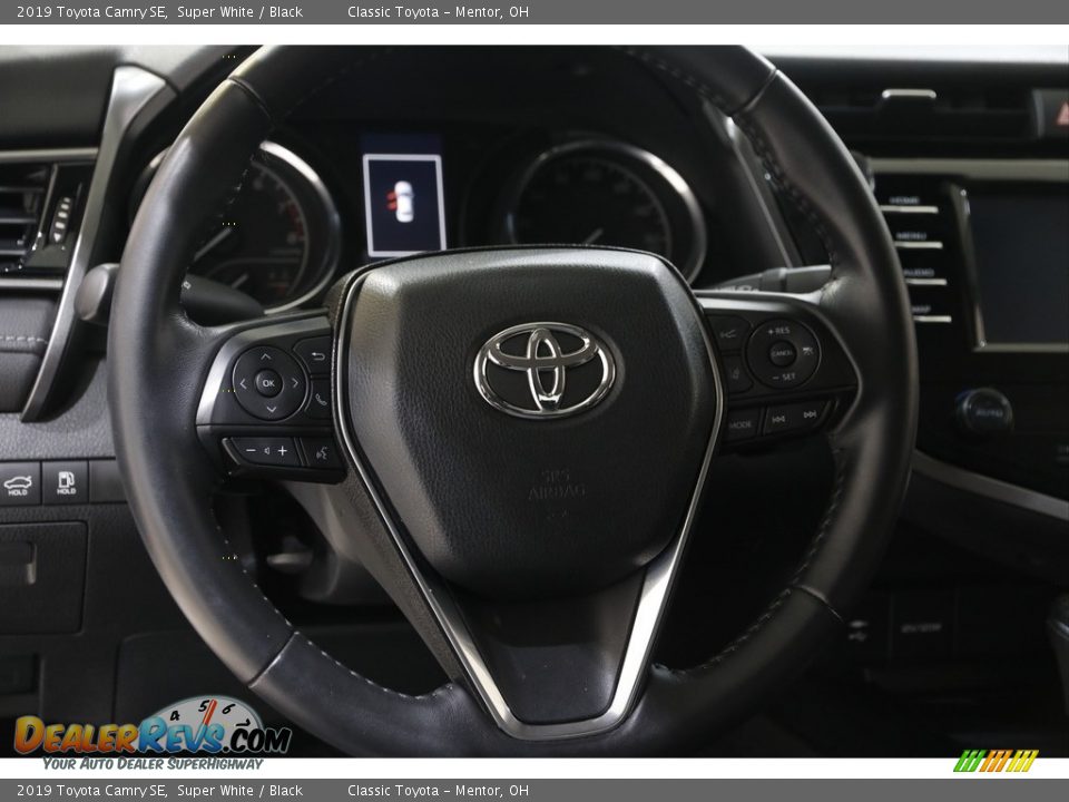 2019 Toyota Camry SE Super White / Black Photo #7