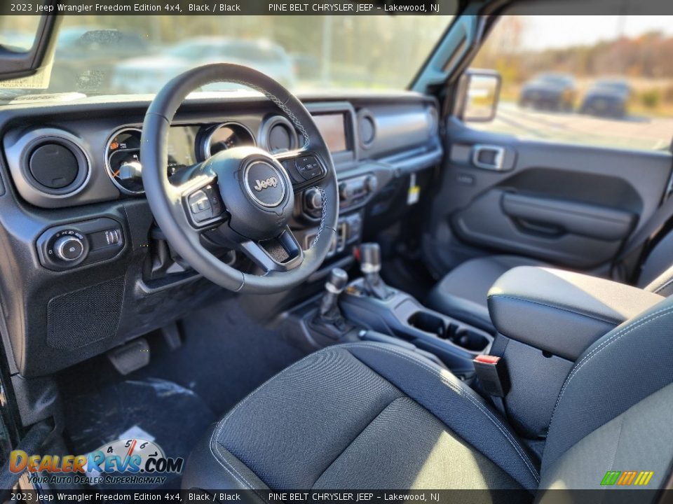 2023 Jeep Wrangler Freedom Edition 4x4 Black / Black Photo #7