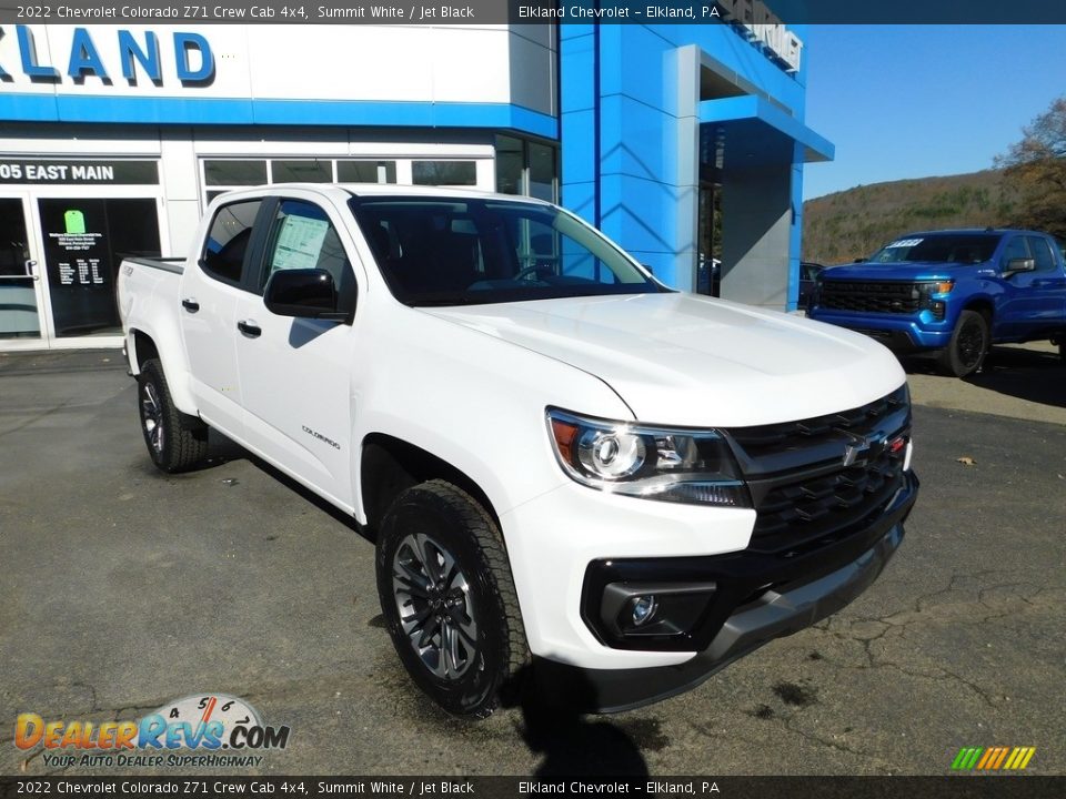 2022 Chevrolet Colorado Z71 Crew Cab 4x4 Summit White / Jet Black Photo #3