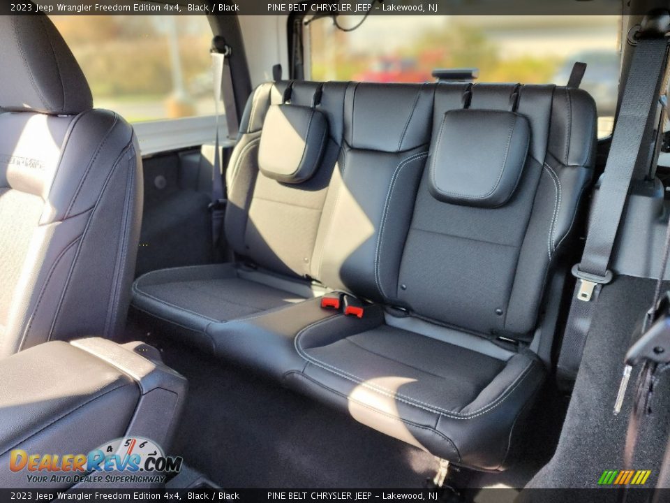 Rear Seat of 2023 Jeep Wrangler Freedom Edition 4x4 Photo #9