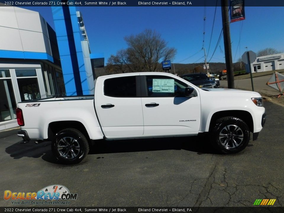 2022 Chevrolet Colorado Z71 Crew Cab 4x4 Summit White / Jet Black Photo #5