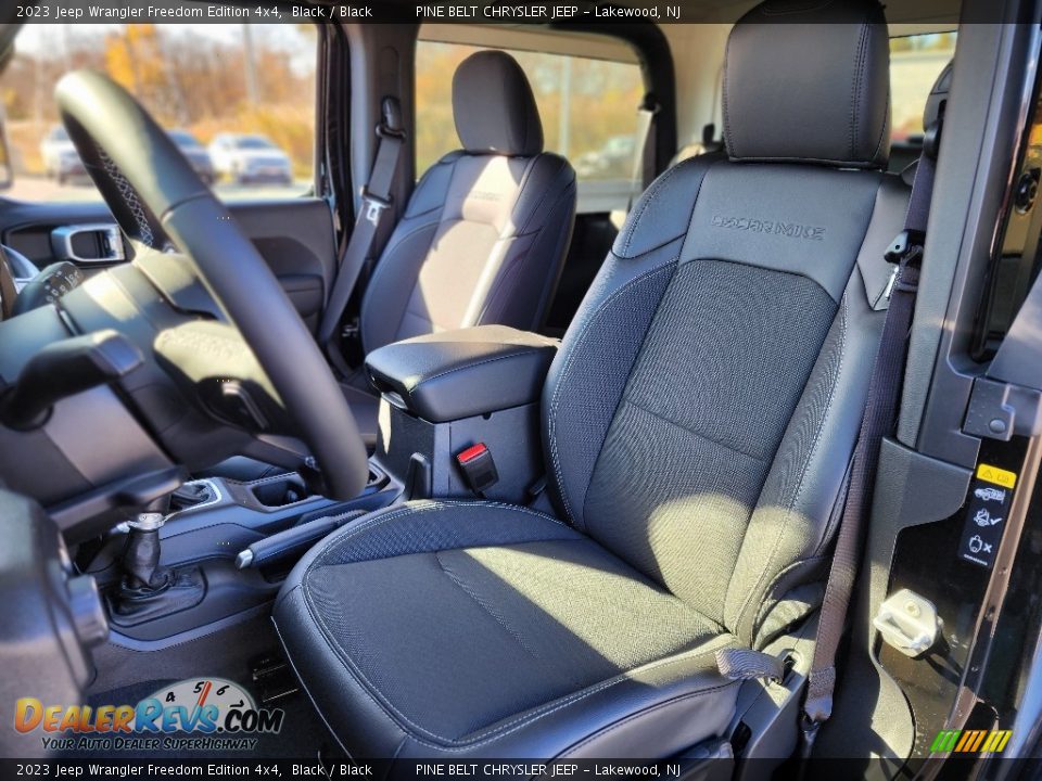 Front Seat of 2023 Jeep Wrangler Freedom Edition 4x4 Photo #10