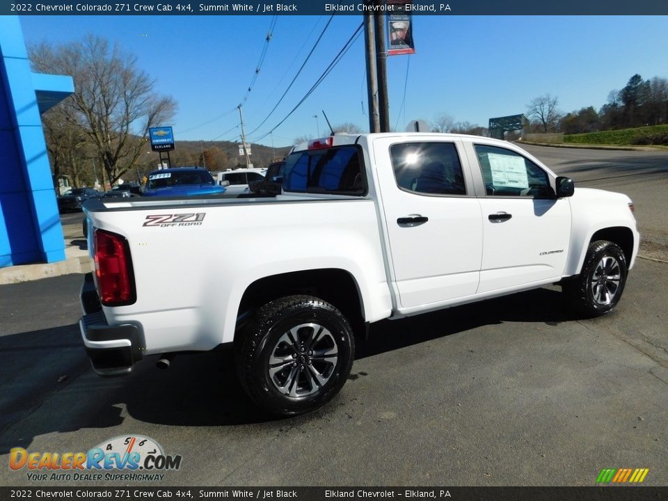 2022 Chevrolet Colorado Z71 Crew Cab 4x4 Summit White / Jet Black Photo #6