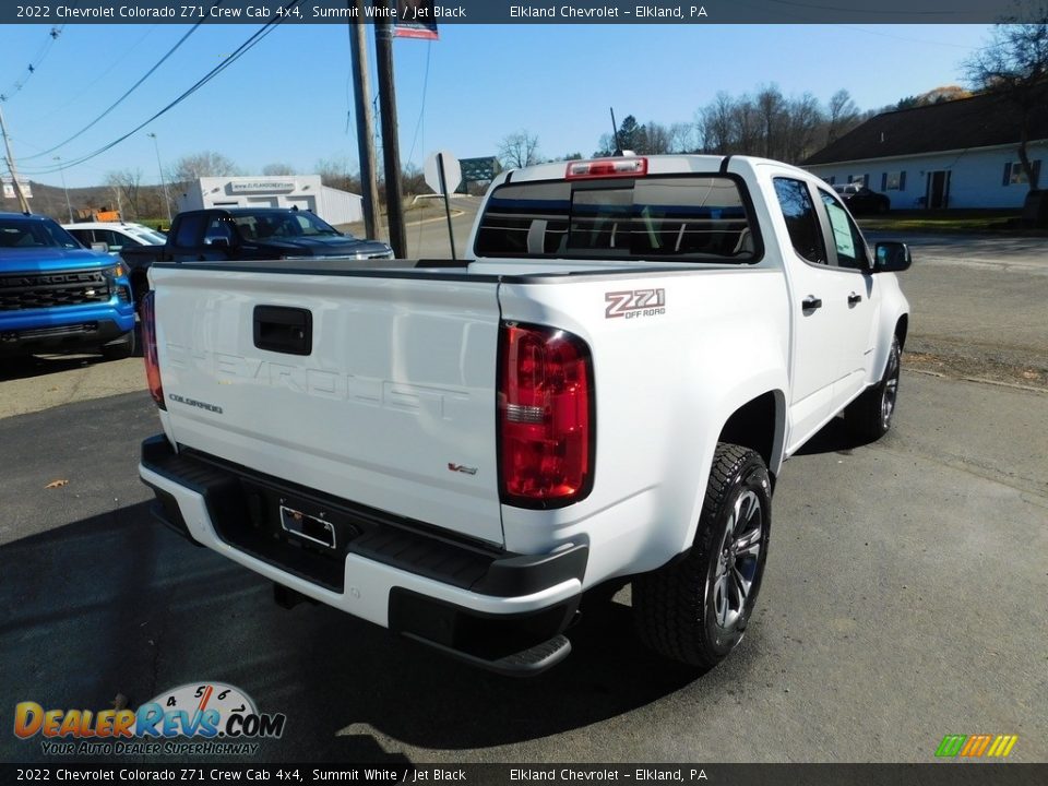 2022 Chevrolet Colorado Z71 Crew Cab 4x4 Summit White / Jet Black Photo #7