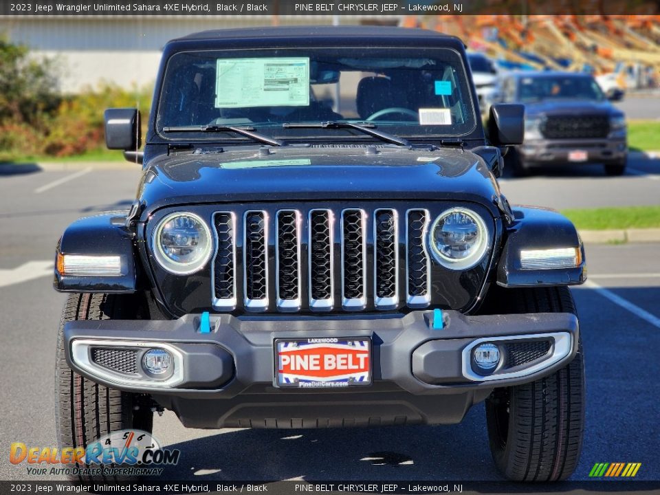 2023 Jeep Wrangler Unlimited Sahara 4XE Hybrid Black / Black Photo #2