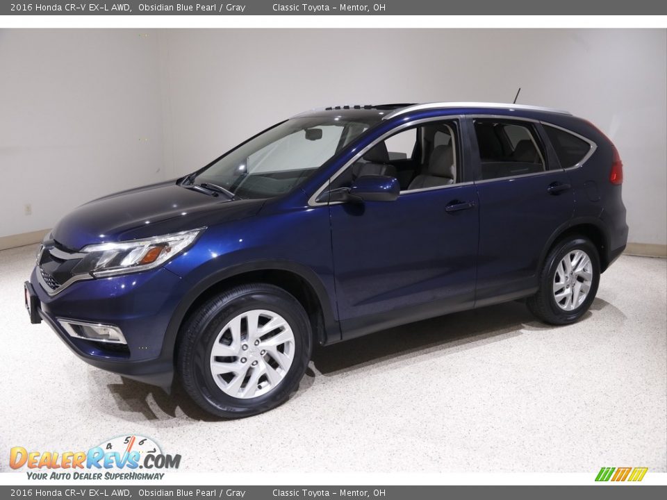 Front 3/4 View of 2016 Honda CR-V EX-L AWD Photo #3
