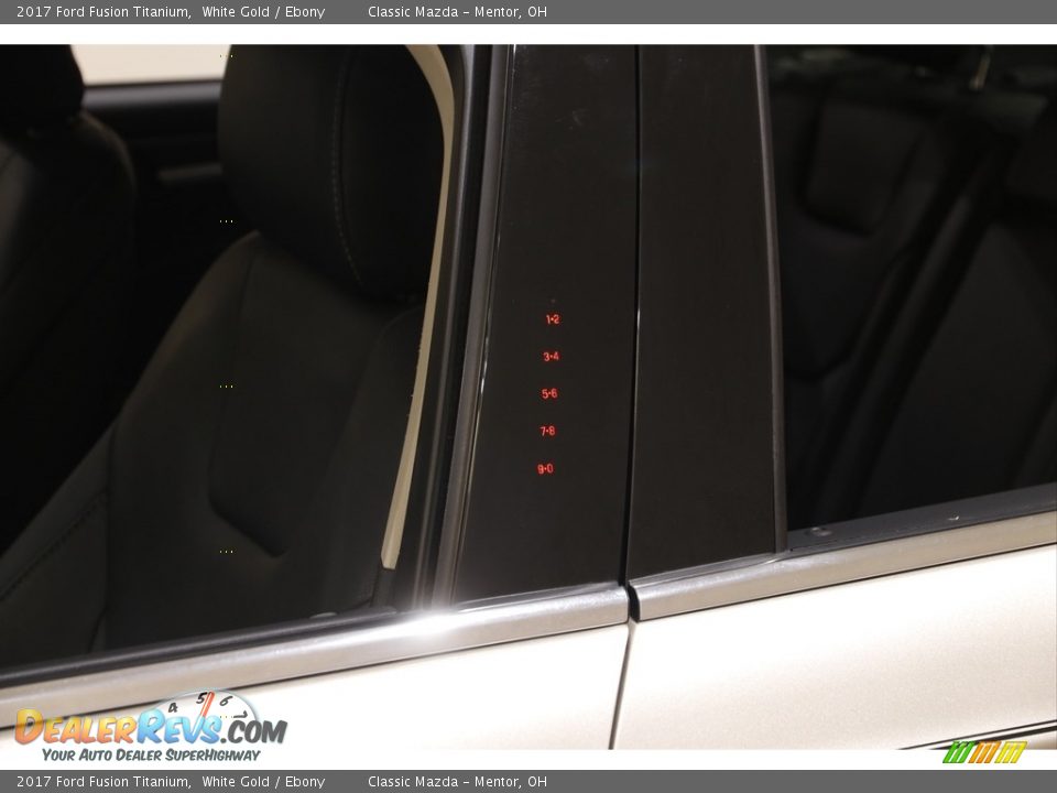 2017 Ford Fusion Titanium White Gold / Ebony Photo #4