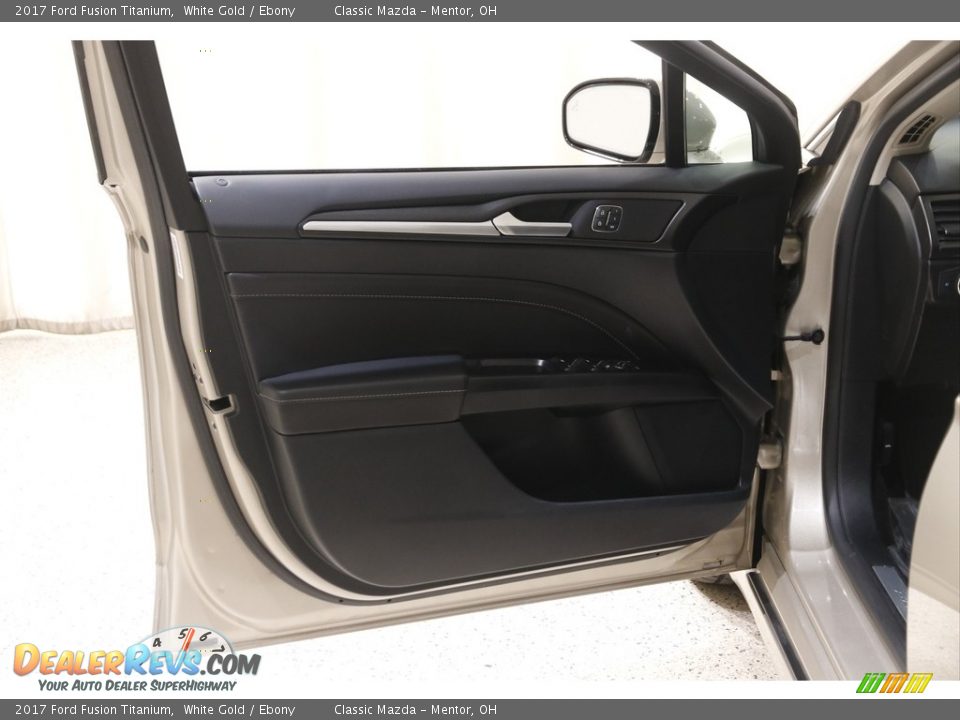 2017 Ford Fusion Titanium White Gold / Ebony Photo #5