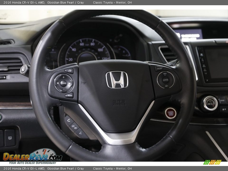 2016 Honda CR-V EX-L AWD Steering Wheel Photo #7