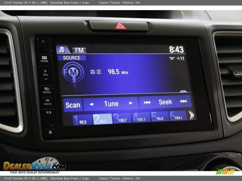 Audio System of 2016 Honda CR-V EX-L AWD Photo #13