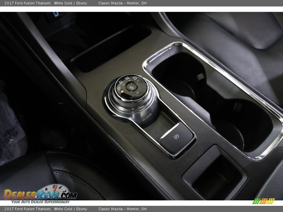 2017 Ford Fusion Titanium White Gold / Ebony Photo #16
